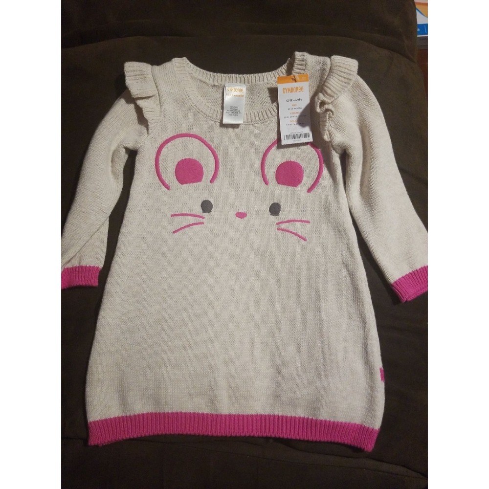 Gymboree woodland wonder mouse dress 12 18 months nwt